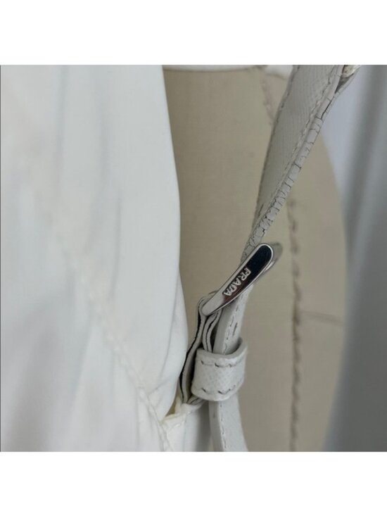 PRADA White Logo Re-Nylon Backpack Unisex Italy main image 10